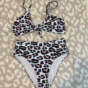 Cheetah print bikini